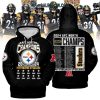 Pittsburgh Steelers Celebrating AFC North Champions 2024 Hoodie T-Shirt