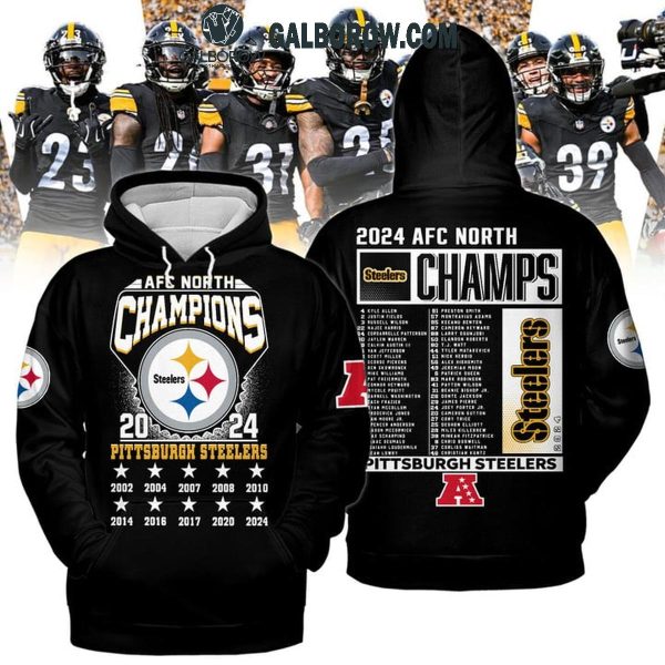 Pittsburgh Steelers AFC North Champs 2024 The Big Fan Hoodie T-Shirt