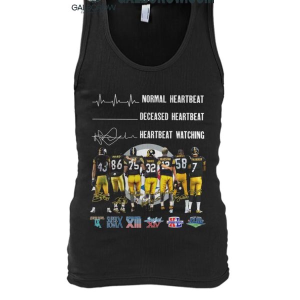 Pittsburgh Steelers Crazy Heartbeat Watching Them Playing 2024 T Shirt