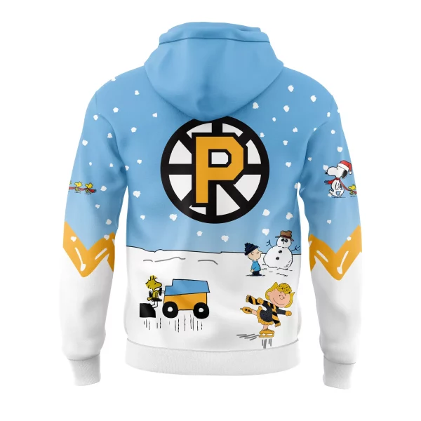 Providence Bruins 2024 Snoopy Cheering Peanuts Winter Hoodie T-Shirt