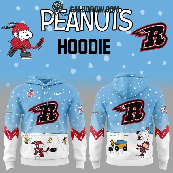 Rapid City Rush 2024 Winter Snoopy Holidays Peanuts Hoodie T-Shirt