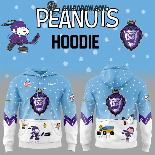 Reading Royals 2024 Winter Snoopy Holidays Peanuts Hoodie T-Shirt