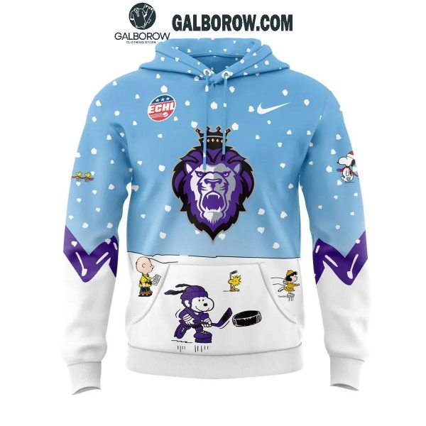 Reading Royals 2024 Winter Snoopy Holidays Peanuts Hoodie T-Shirt