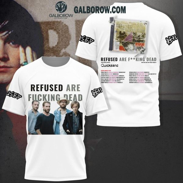 Refused Are Fucking Dead Tour 2025 The Schedule Hoodie T-Shirt