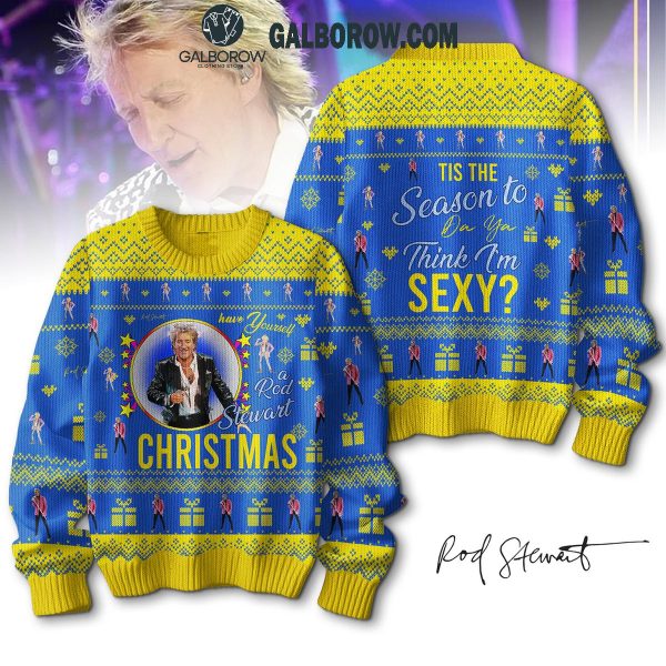 Rod Stewart Tis The Season To Do You Think I’m Sexy Christmas Ugly Sweater