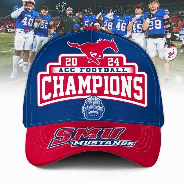 SMU Mustangs Team ACC Football Champions 2024 Cap