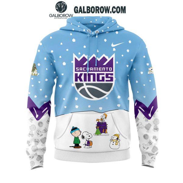 Sacramento Kings Peanuts Snoopy Christmas Days NBA 2024 Hoodie T-Shirt