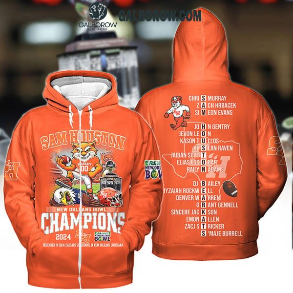 Sam Houston Bearcats Football Team Bowl Champions 2024 Hoodie T-Shirt