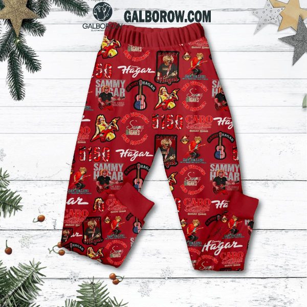 Sammy Hagar All I Want For Christmas Is You Fleece Pajamas Set