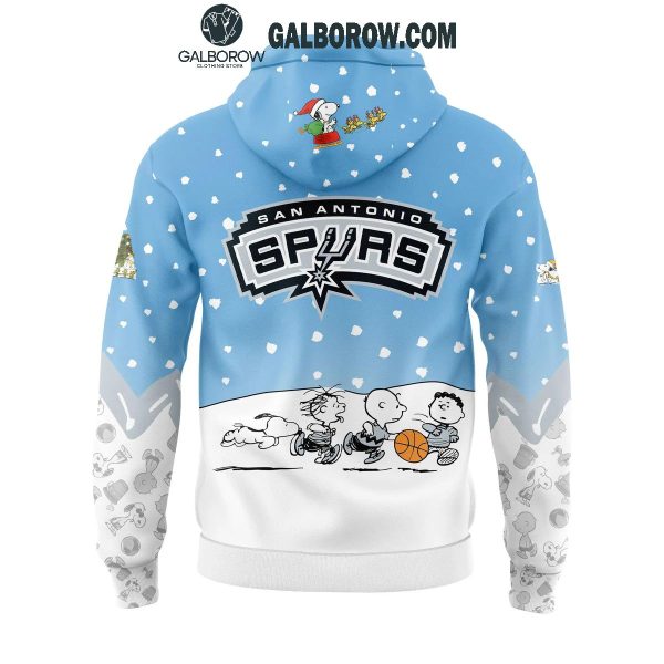 San Antonio Spurs Peanuts Snoopy Christmas Days NBA 2024 Hoodie T-Shirt