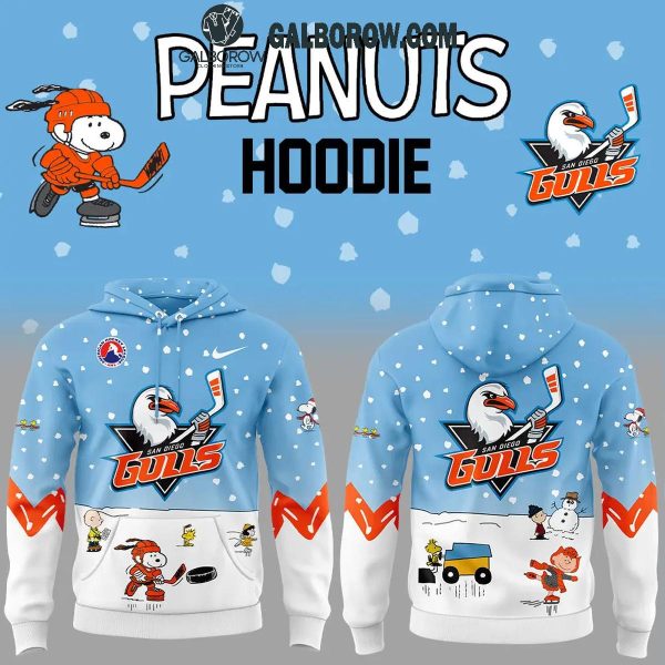 San Diego Gulls 2024 Winter Snoopy Holidays Peanuts Hoodie T-Shirt