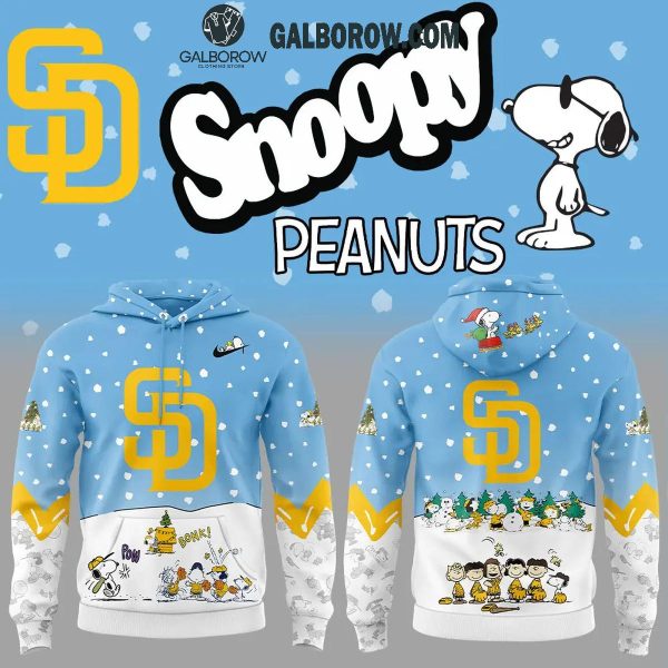 San Diego Padres Peanuts Season Snoopy Basketball Hoodie T-Shirt