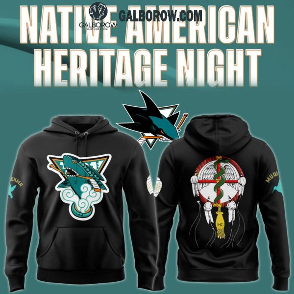 San Jose Sharks 2024 Native American Heritage Spirit Hoodie T-Shirt