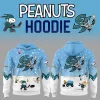 Springfield Thunderbirds 2024 Snoopy Cheering Peanuts Winter Hoodie T-Shirt