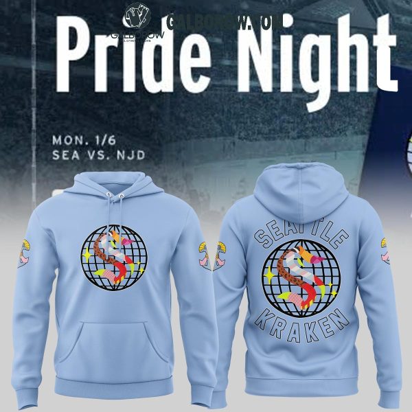 Seattle Kraken 2024 Pride Night And Day Celebration Hoodie T-Shirt