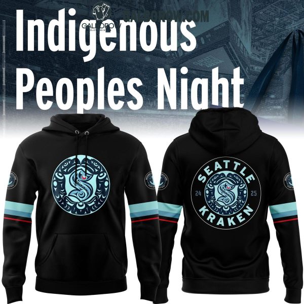 Seattle Kraken Indigenous Peoples 2024 Night And Day Celebration Hoodie T-Shirt