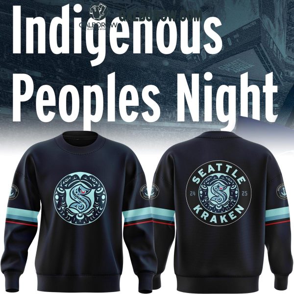 Seattle Kraken Indigenous Peoples 2024 Night And Day Celebration Hoodie T-Shirt