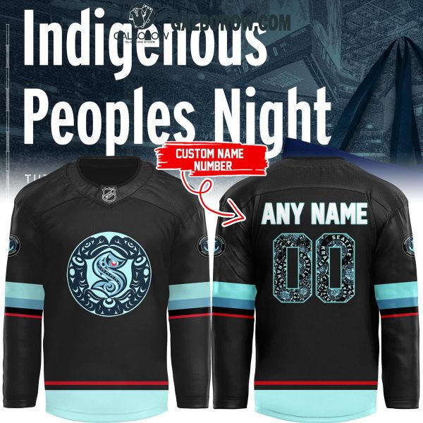 Seattle Kraken Indigenous Peoples Honor 2024 Personalized Hockey Jersey