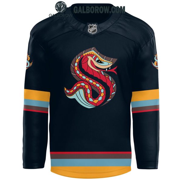 Seattle Kraken Lunar New Year Night Cheering 2024 Personalized Hockey Jersey