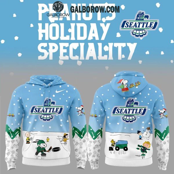 Seattle Thunderbirds Peanuts Season Snoopy Hockey Hoodie T-Shirt