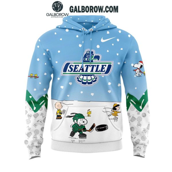 Seattle Thunderbirds Peanuts Season Snoopy Hockey Hoodie T-Shirt