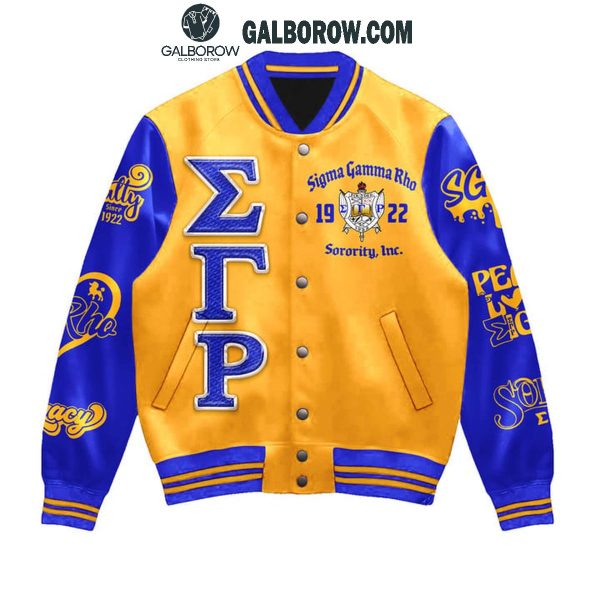 Sigma Gamma Rho Sorority Inc. 1922 In My DNA Personalized Baseball Jacket