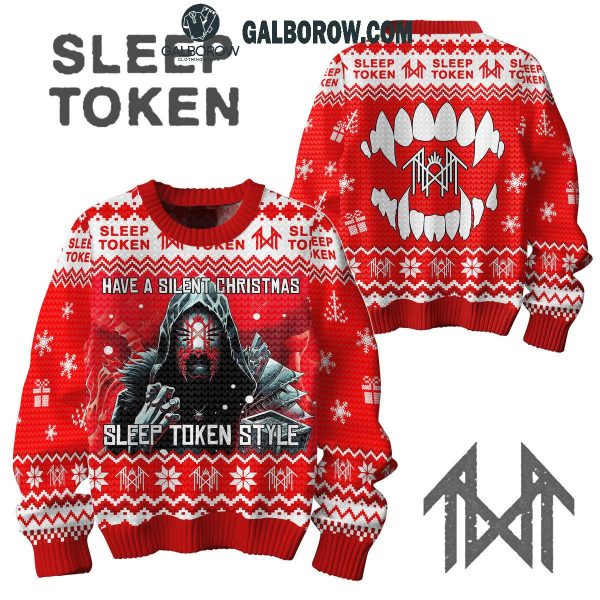 Sleep Token Have A Silent Christmas Sleep Token Style Ugly Sweater