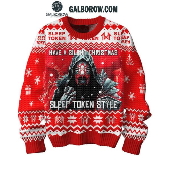 Sleep Token Have A Silent Christmas Sleep Token Style Ugly Sweater