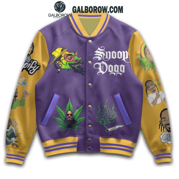 Snoop Dogg Long Beach 2024 Happy Time Baseball Jacket