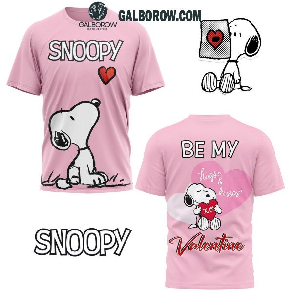 Snoopy Be My Valentine Hugs And Kisses Hoodie T-Shirt