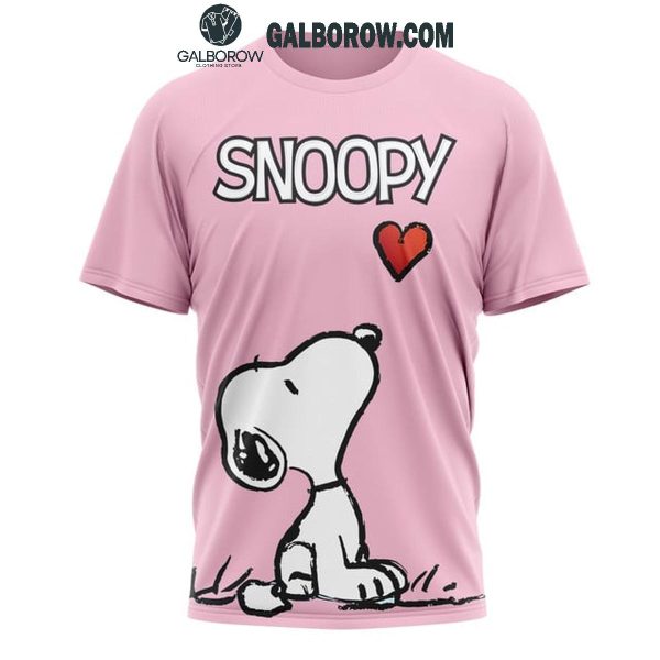 Snoopy Be My Valentine Hugs And Kisses Hoodie T-Shirt