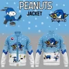 Worcester Railers Snoopy Cheering Peanuts Winter 2024 Baseball Jacket