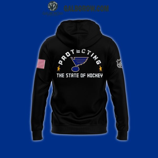 St. Louis Blues 2024 Firefighter Appreciation Night Honoring Hoodie T-Shirt