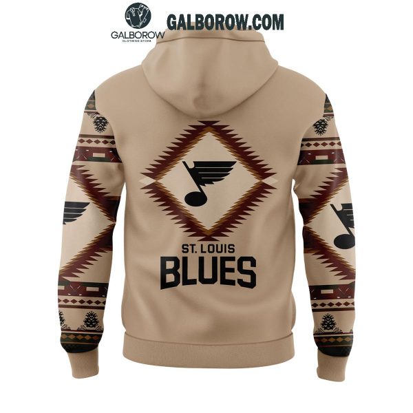 St. Louis Blues Native American Heritage Hoodie T Shirt