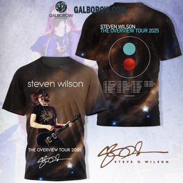 Steven Wilson The Overview Tour 2025 The Schedule Hoodie T-Shirt