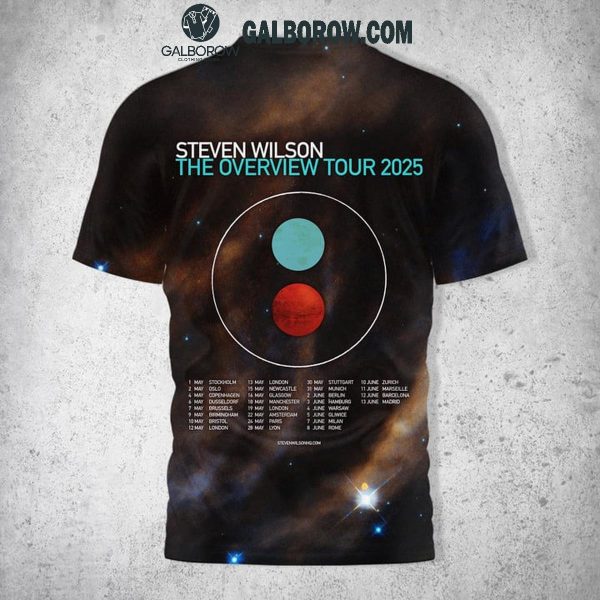 Steven Wilson The Overview Tour 2025 The Schedule Hoodie T-Shirt