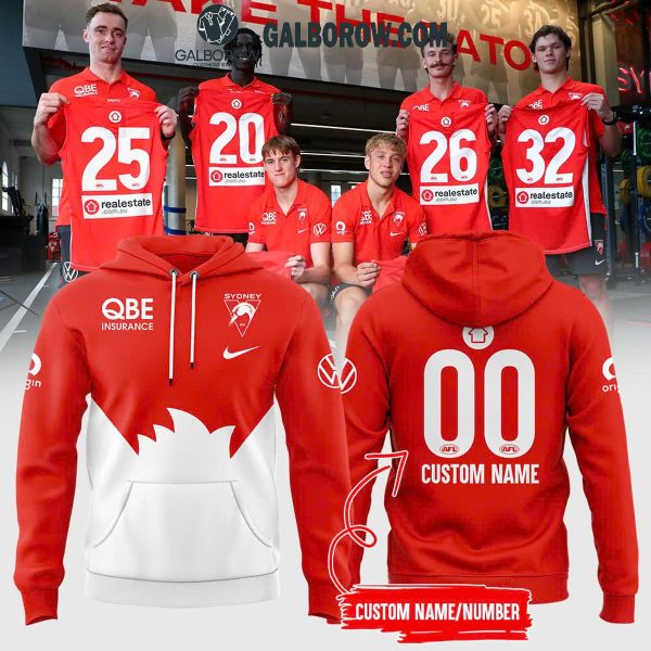 Sydney Swans 2025 New Season New Challenge Personalized Hoodie T-Shirt