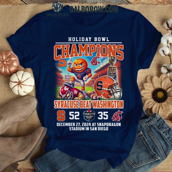 Syracuse Orange Beat Washington Champions 2024 T Shirt