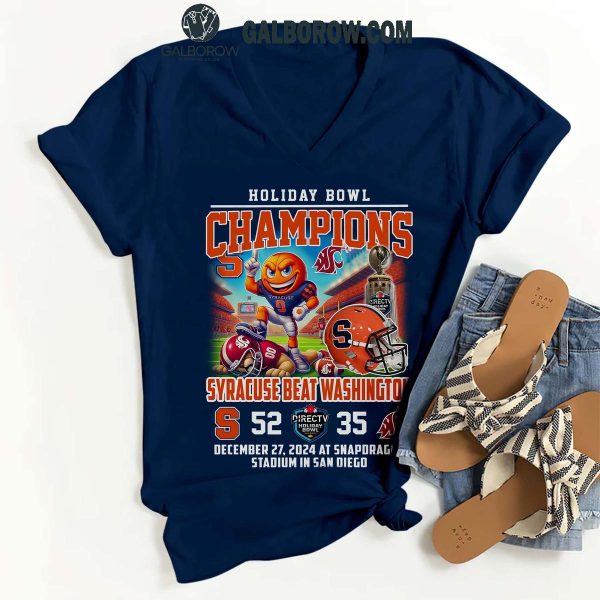 Syracuse Orange Beat Washington Champions 2024 T Shirt