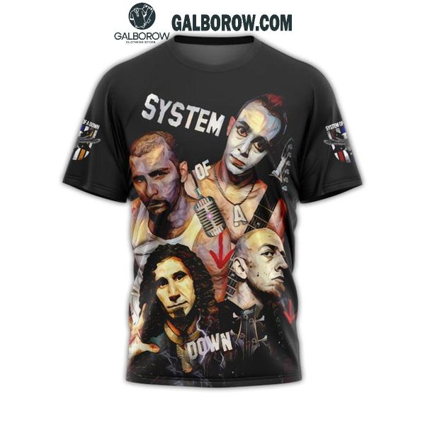 System Of A Down 2025 Tour Celebration Fan Hoodie T-Shirt