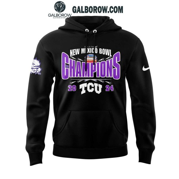 TCU Horned Frogs Let’s Celebrate 2024 New Mexico Bowl Champions Hoodie T-Shirt