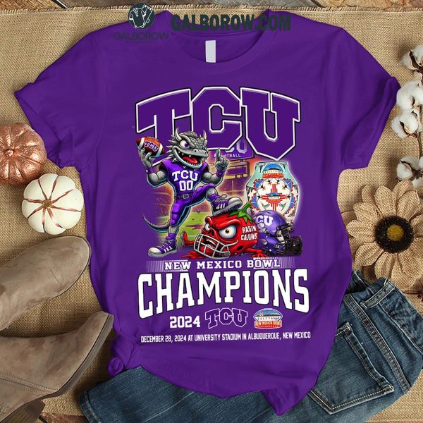 TCU Horned Frogs Let’s Celebrate 2024 New Mexico Bowl Champions T-Shirt