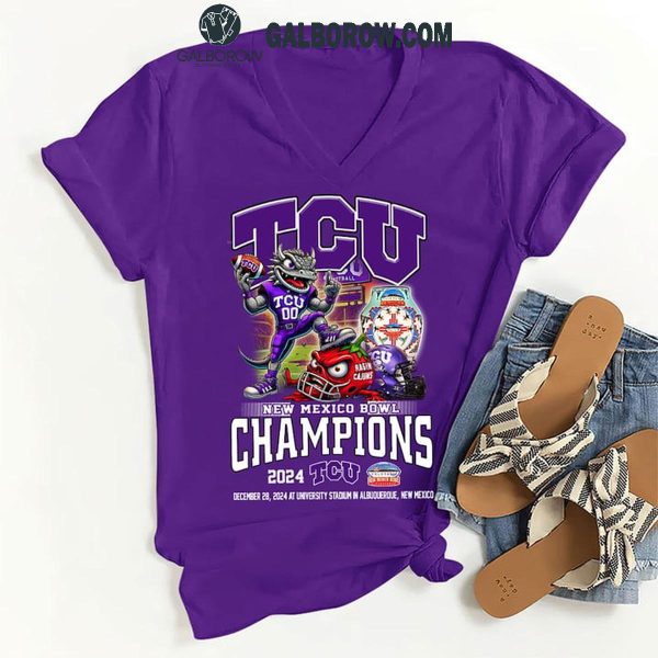 TCU Horned Frogs Let’s Celebrate 2024 New Mexico Bowl Champions T-Shirt