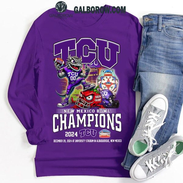 TCU Horned Frogs Let’s Celebrate 2024 New Mexico Bowl Champions T-Shirt