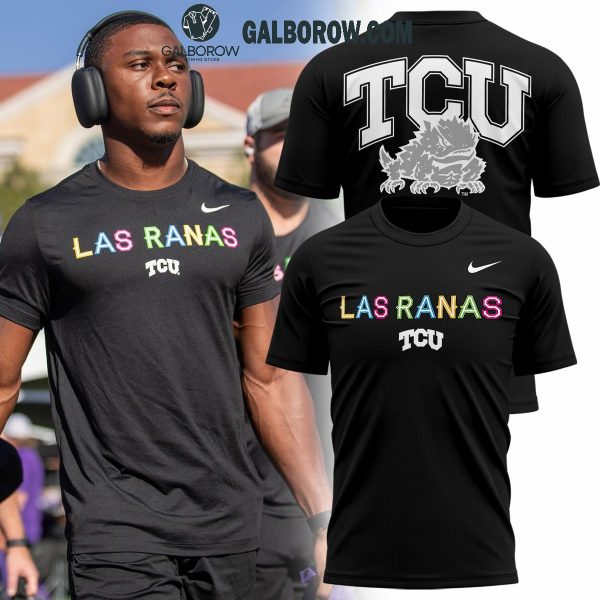 TCU Las Ranas Black Hoodie T Shirt