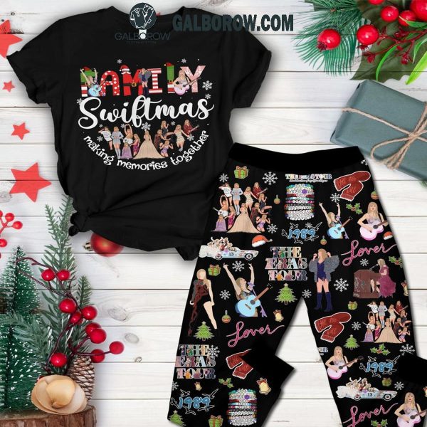 Taylor Swift Making Memories Family Christmas Fleece Pajamas Set