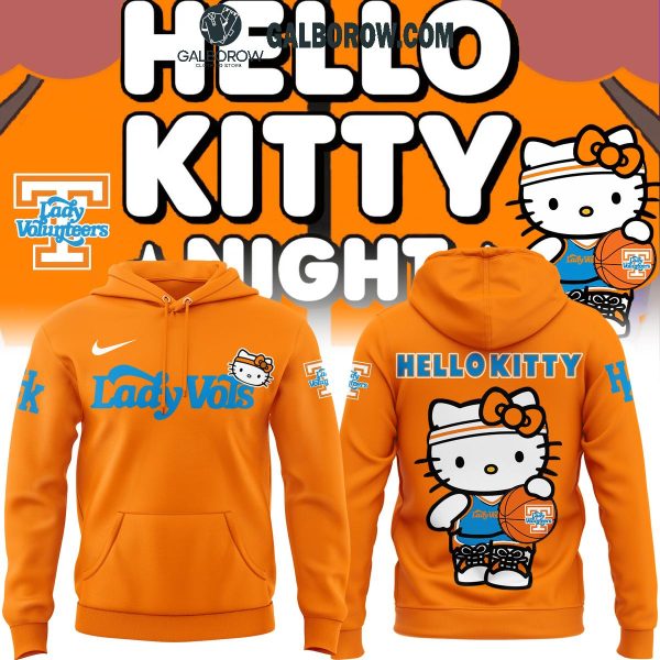 Tennessee Volunteers Cheer 50th Anniversary Of Hello Kitty Orange 2024 Hoodie T-Shirt