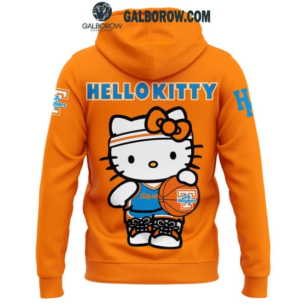 Tennessee Volunteers Cheer 50th Anniversary Of Hello Kitty Orange 2024 Hoodie T-Shirt