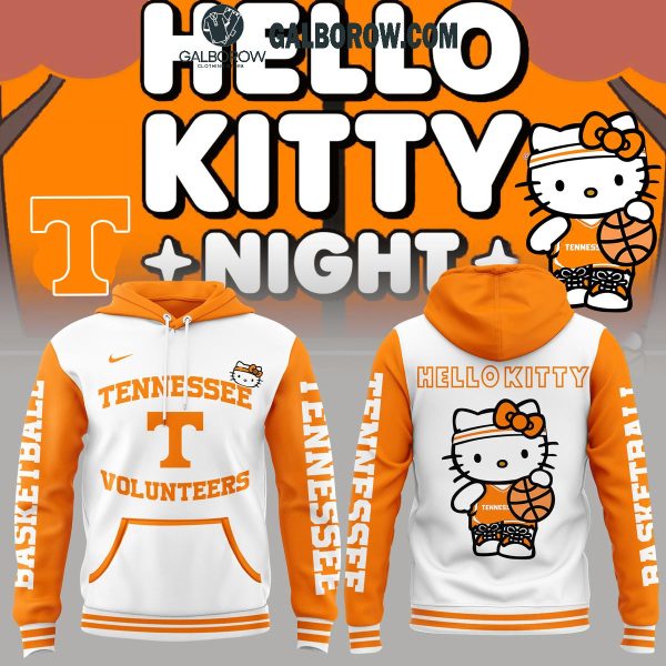 Tennessee Volunteers Hello Kitty Celebration 50 Years Basketball Hoodie T-Shirt