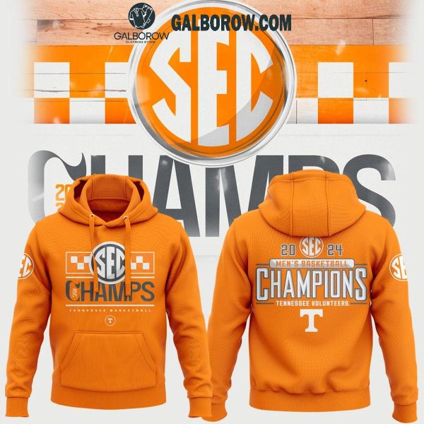 Tennessee Volunteers Men’s Basketball Champions 2024 Orange Hoodie T-Shirt